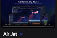 O Air Jet é rápido e seguro